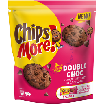 CHIPSMORE COOKIES MULTIPACK (24Gx8s) - DOUBLE CHOCOLATE