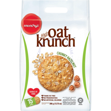 MUNCHY'S OAT KRUNCH CRACKERS 390G (15s) - CHUNKY HAZELNUT