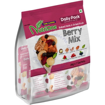 TONG GARDEN BAKED NUTS & DRIED FRUIT (28Gx7s) - BERRY MIX