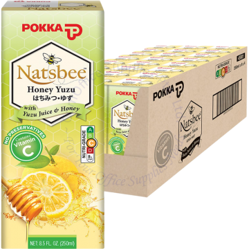 POKKA PACKET DRINKS (250MLx24s) - NATSBEE HONEY YUZU