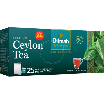 DILMAH TEA BAGS (2Gx25s) - PREMIUM CEYLON