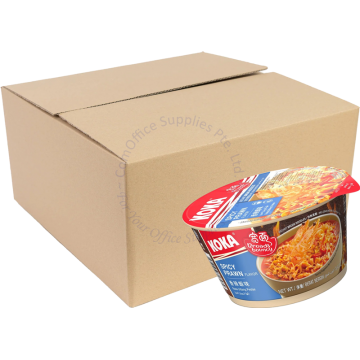 KOKA INSTANT BROAD NOODLES BOWL (95Gx12s) - SPICY PRAWN