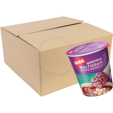 KOKA MULTIGRAIN PURPLE CORN CUP NOODLES (65Gx24s) - HOT MALA TOFU (VEGETARIAN & VEGAN FRIENDLY)