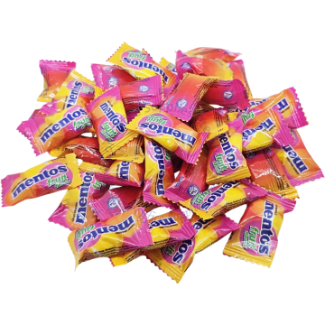 MENTOS WRAP SWEETS 1KG - FRUITS