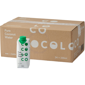 COCOLOCO PURE COCONUT WATER (330MLx24s)