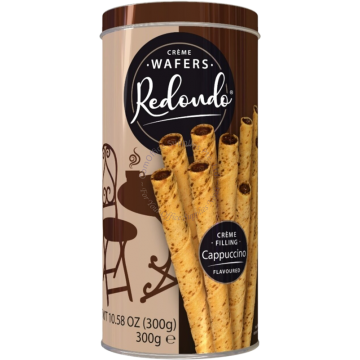REDONDO CREME WAFERS 300G - CAPPUCCINO