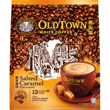 OLD TOWN INSTANT WHITE COFFEE 3-IN-1 - SALTED CARAMEL (31.6Gx13s)