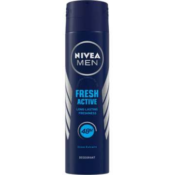 NIVEA MEN DEODORANT SPRAY 150ML - FRESH ACTIVE