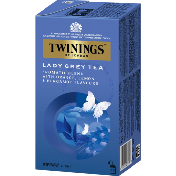 TWININGS TEABAGS (2Gx25s) - LADY GREY