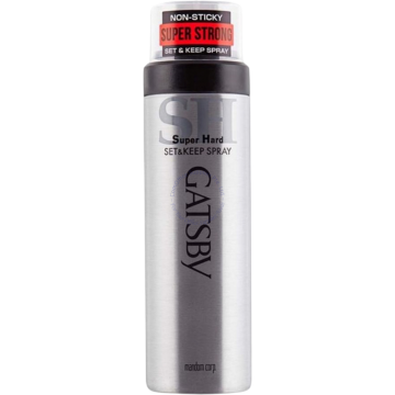 GATSBY SET & KEEP SPRAY 180G - SUPER HARD