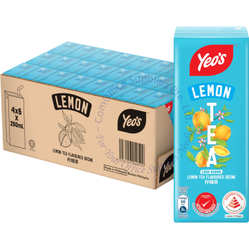 YEOs PACKET DRINKS (250MLx24s) - LEMON TEA