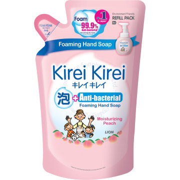 KIREI KIREI ANTI-BACTERIAL HAND SOAP REFILL 200ML - MOISTURIZING PEACH