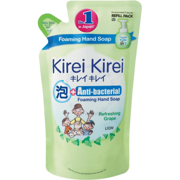 KIREI KIREI ANTI-BACTERIAL HAND SOAP REFILL 200ML - REFRESHING GRAPE
