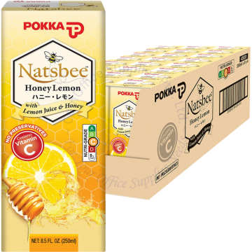 POKKA PACKET DRINKS (250MLx24s) - NATSBEE HONEY LEMON