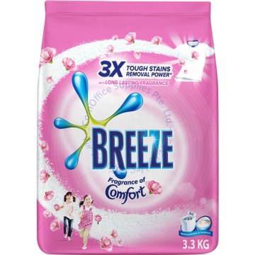 BREEZE POWDER DETERGENT 3.3KG - COMFORT (LONG LASTING PERFUME)