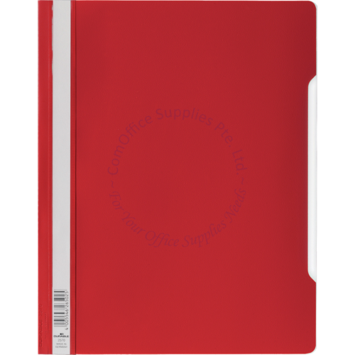 DURABLE CLEAR VIEW FILE 2570 A4 RED