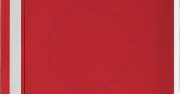 DURABLE CLEAR VIEW FILE 2570 A4 RED